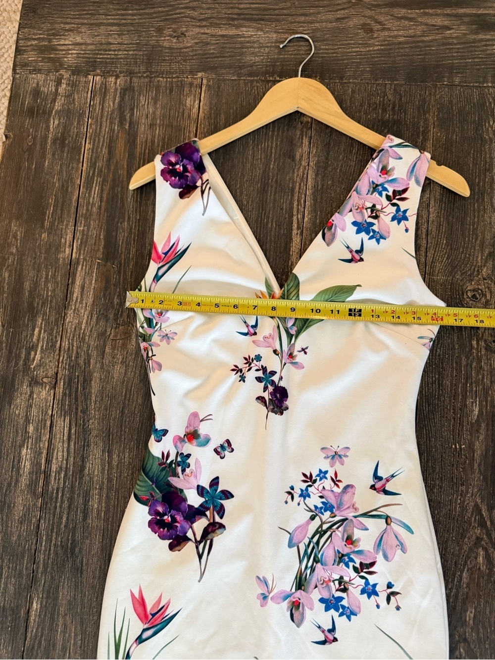 Ted Baker London | Tropical Floral Sheath Dress | Size 2 | NWT - Picture 6 of 12